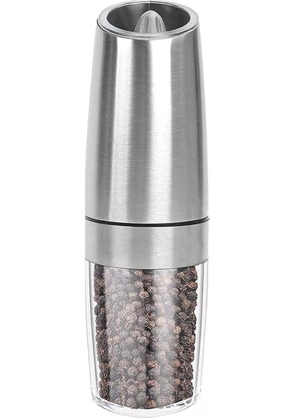 Elektrikli Karabiber Öğütücü, Yeri Elektrikli Tuz ve Karabiber Değirmeni Öğütücü, Paslanmaz Çelik Otomatik Karabiber Değirmeni, Ayarlanabilir Lık ile Pille Çalışan, Mavi LED Işık, Tek Elle fiyatları