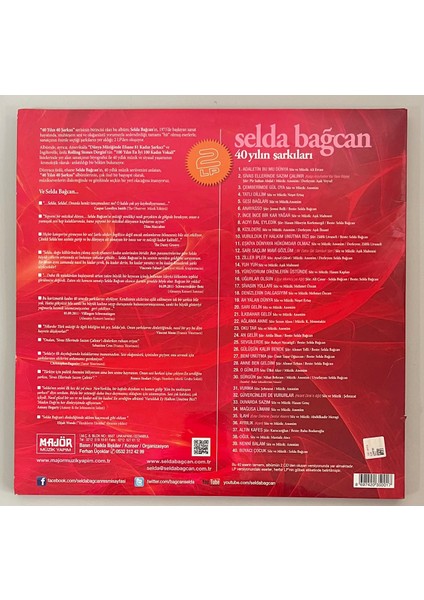 Selda Bağcan 40 Yılın Şarkıları Lp Plak (Kitapçık Mevcuttur Orjinal Plak) fırsatları