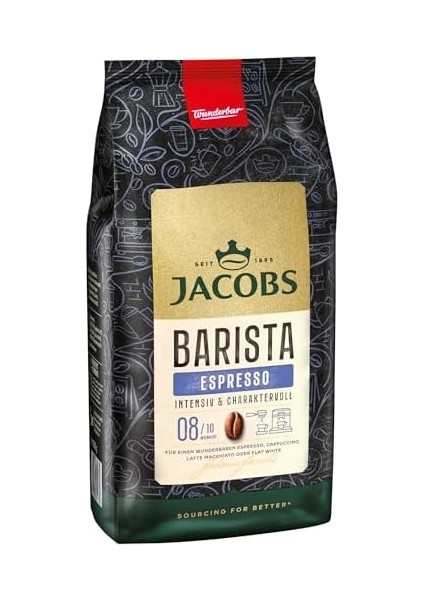 Jacobs Barista Editions Espresso 1 kg Çekirdek Kahve x 4 Adet