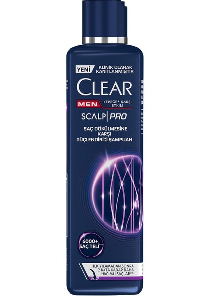 Men Scalp Pro Güçlendirici Şampuan Saç Dökülmesine ve Kepeğe Karşı Etkili 300 ml