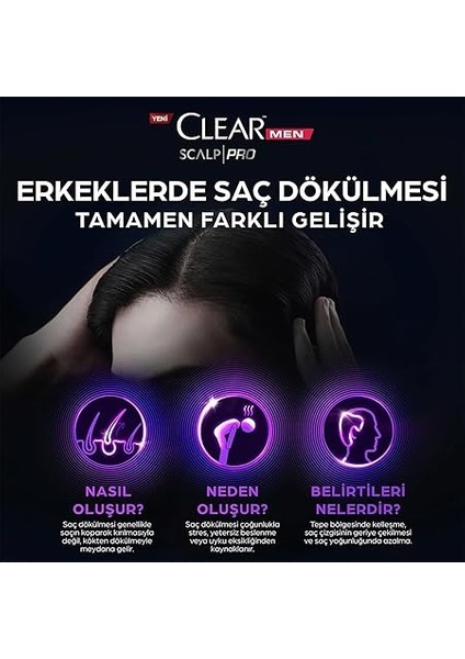 Men Scalp Pro Güçlendirici Şampuan Saç Dökülmesine ve Kepeğe Karşı Etkili 300 ml fırsatları