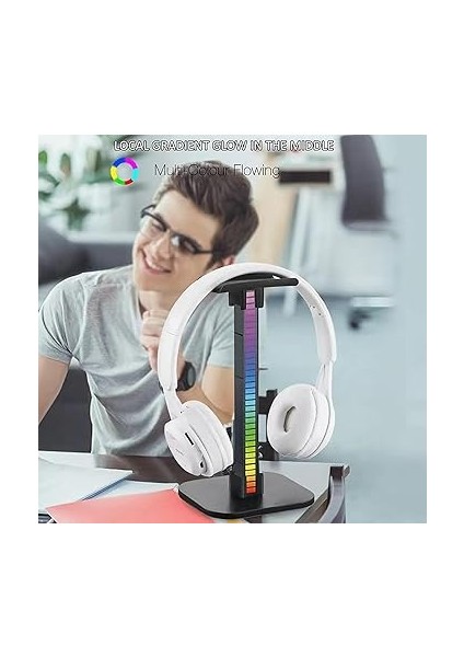 Masaüstü Oyuncu Kulaklık Rgb Standı ZR715 fırsatları