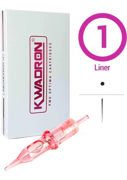 Kwadron Pmu Optima 1rl Lt 0.20 mm – Kalıcı Makyaj Için Profesyonel Kartuş Iğne