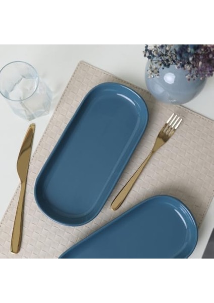 Mavi Noyan Kayık Tabak 26 cm 2 Adet 407 fiyatları