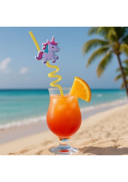 Mark Neşeli Yüzler Figürlü Plastik Parti Pipeti 12&apos;li fiyatları