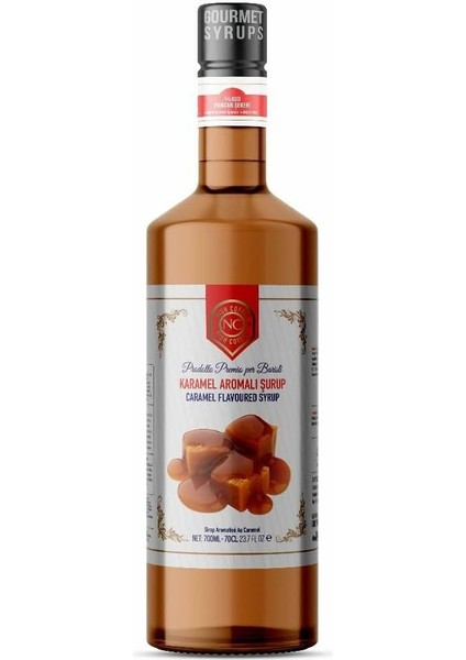 Nish Karamel Aromalı Şurup 700 ml