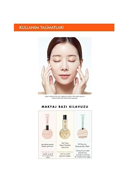 Mıssha Altın Parçacıklı Nem ve Parlaklık Veren Makyaj Bazı Moist Layering Starter (Gold Topping) modelleri