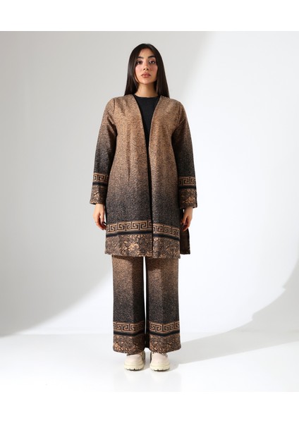 Kadın Kimono Büyük Beden Üç Parça Takım