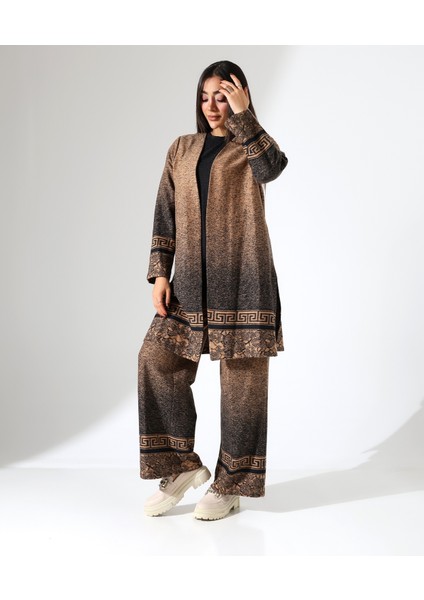 Kadın Kimono Büyük Beden Üç Parça Takım modelleri