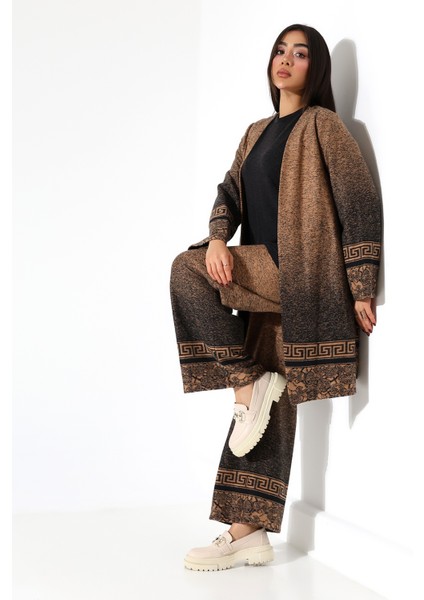 Kadın Kimono Büyük Beden Üç Parça Takım