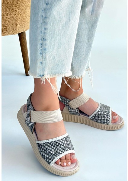 Jake Yeşil Hasır Cilt Sandalet fiyatları