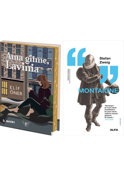 Ama Gitme Lavinia (Ciltli) + Montaigne