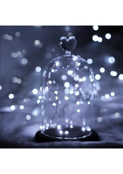 Buffer® Pilli 5 Metre Dekoratif Peri LED Beyaz Aydınlatma Süsleme Lambası fırsatları