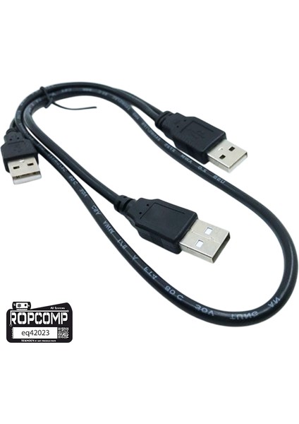 Harici HDD Power Data Kablosu USB Y modelleri