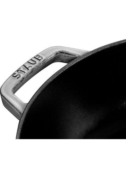 Chistera Yağmur Efektli Kapaklı Döküm Tencere, Gri, 24 cm modelleri