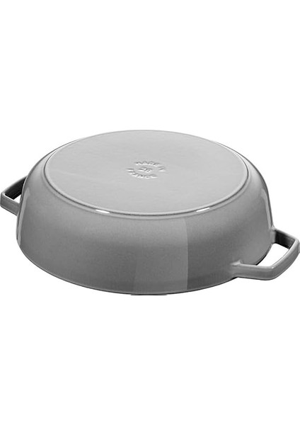 Chistera Yağmur Efektli Kapaklı Döküm Tencere, Gri, 24 cm fırsatları