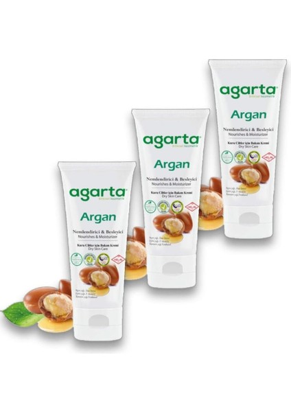Doğal Argan Nemlendirici ve Besleyici Krem 75 ml x 3 Adet modelleri