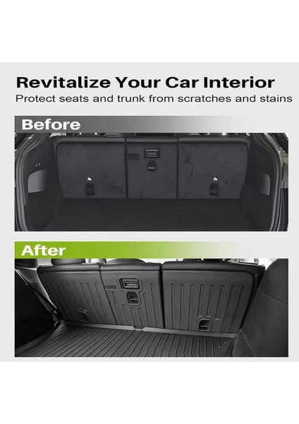 Tesla Model Y Için Uyumlu Koltuk Arkası Koruma 3 Parça modelleri