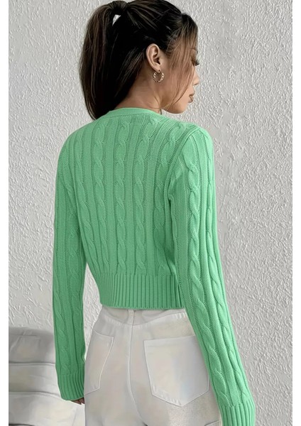 Örgü Desenli Kadın Triko Hırka (S,m,l Uyumludur) P-00018294 modelleri