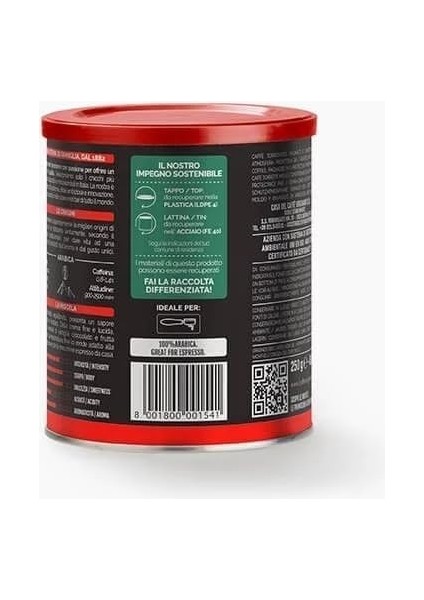 Caffe Vergnano Arabica Espresso Kahve 250G