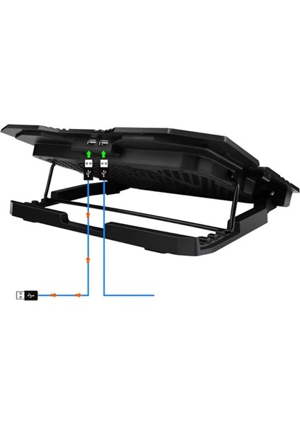 Gs6 FNC-5235ST 6xfan 2xusb 15.6” Gaming Notebook Soğutucu fırsatları