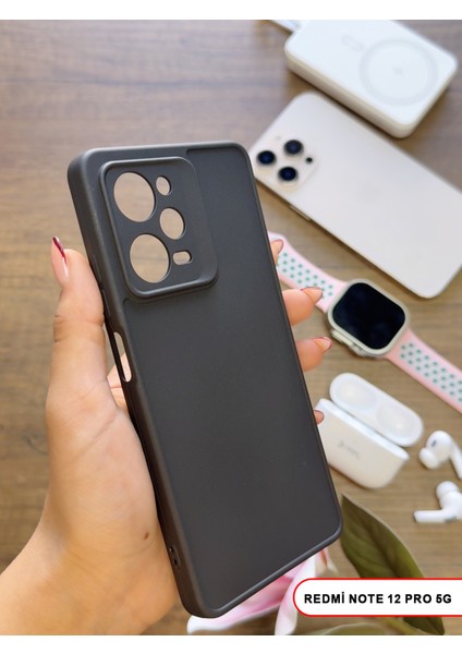 Redmi Note 12 Pro 5g Uyumlu Kamera Korumalı Darbeye Dayanıklı Renk Atmayan Keep Silikon Kılıf