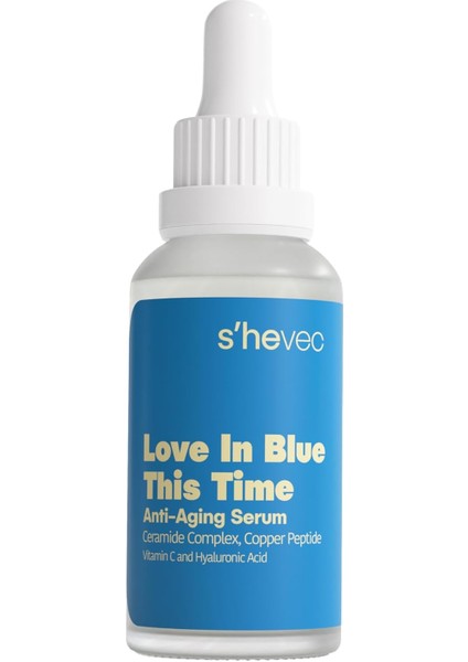 She Vec Love In Blue Thıs Tıme – Nemlendirici, Onarıcı, Kırışıklık Önleyici Buffet Copper + Ceramide Serum