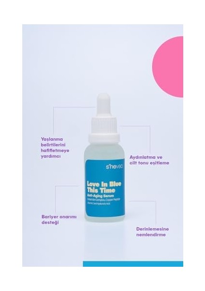 She Vec Love In Blue Thıs Tıme – Nemlendirici, Onarıcı, Kırışıklık Önleyici Buffet Copper + Ceramide Serum fiyatları