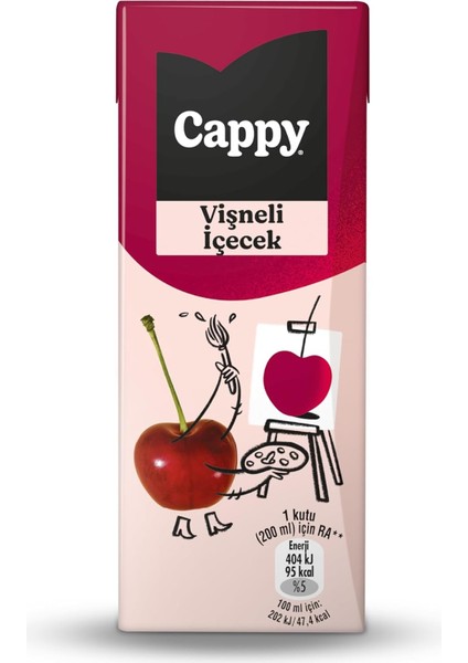 Cappy Vişneli Içecek Karton Kutu 27X200 ml