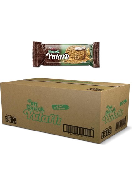Eti Burçak Yulaflı Bisküvi 125 G x 18 Adet fiyatları
