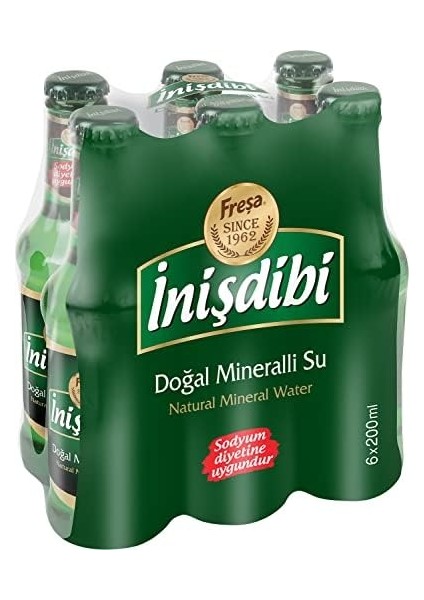 Inişdibi Maden Suyu 24&apos;lü Paket (200 ml x 24 Adet) modelleri