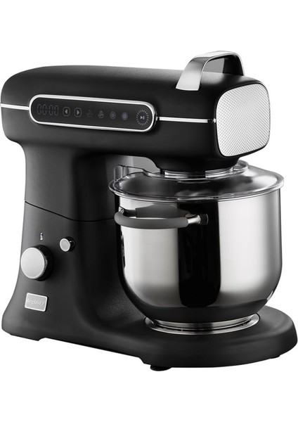 Gem Retro 7 L Mikser – 1500 W, Dayanıklı Döküm Gövde | Siyah