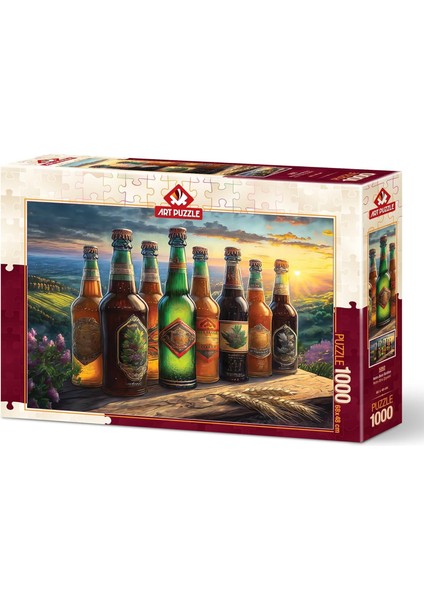 Puzzle Retro Şişeleri 1000 Parça Puzzle