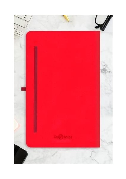 Tarihsiz Klasik Defter Rec 13X21 Çizgili Kırmızı fiyatları