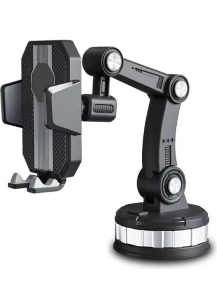 Privity Serisi Teleskobik Araç Içi Telefon Tutucu 360 Derece Özel Jel Takviyeli Telefon Tutucu Zp-X