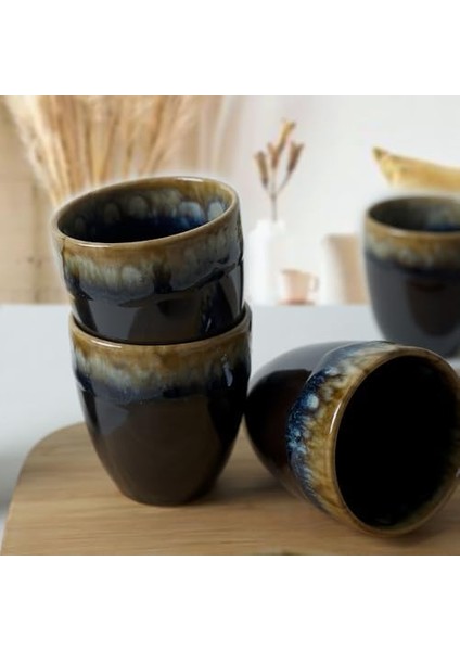 Shizen Siyah Kupa 8 cm 6 Adet Q29 fiyatları