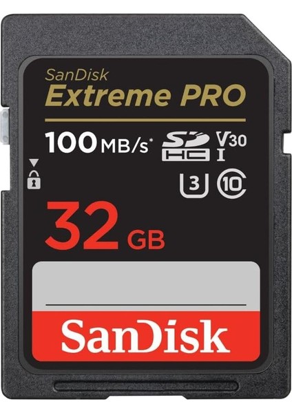 32GB Extreme Pro Rescuepro Deluxe Sdhc+Kart, 100MB/S&APOS;YE Kadar, Uhs-I, Sınıf 10, U3, V30