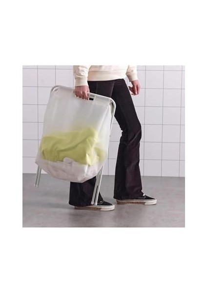 50 Litre Beyaz,katlanır, Çamaşır Sepeti Açılır Kapanır Pratik Kirli Sepeti 50 Lt U42X G43X Y60 cm fiyatları