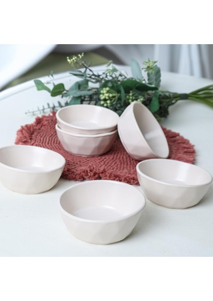 Mat Krem Çerezlik/sosluk 12 cm 6 Adet 950