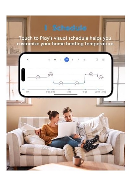 Akıllı Termostat Vanası, Uyumlu Akıllı Radyatör Vanası, Wlan Akıllı Termostat, Uzaktan Kontrol, Siri Assistant Uyumlu, Hub Gerekli, 6, 1 Adet, Beyaz fiyatları