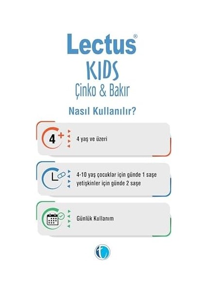 Lectus Kids Çinko & Bakır 60 Saşe Çinko Bisglisinat modelleri