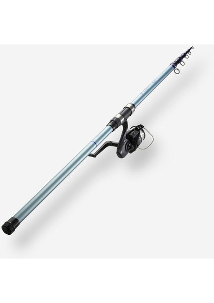 Teleskopik Surf Olta Takımı - Balıkçılık - 420 cm 100/200 g 7000 - Symbios 100