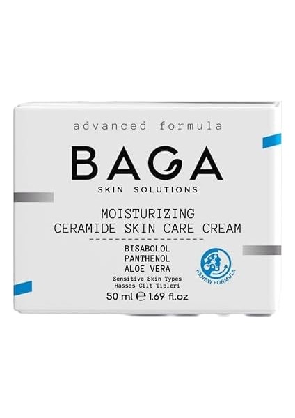 Baga Nemlendirici Seramid Cilt Bakım Kremi 50 ml