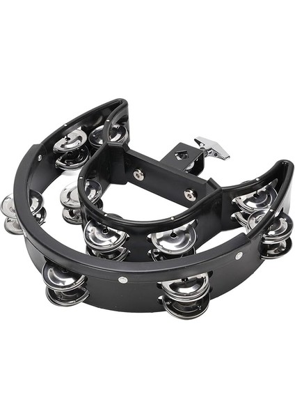 Sıralı Tambourin Keleplenebilir Davul Perküsyon Çanları Yarım Ay Müzikal Tef Tahil El Partiler Için Parmak Kavrama Tasarımı ile Perküsyon