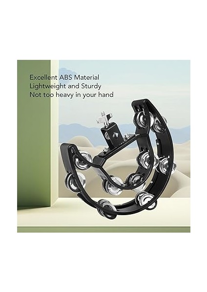 Sıralı Tambourin Keleplenebilir Davul Perküsyon Çanları Yarım Ay Müzikal Tef Tahil El Partiler Için Parmak Kavrama Tasarımı ile Perküsyon indirimleri