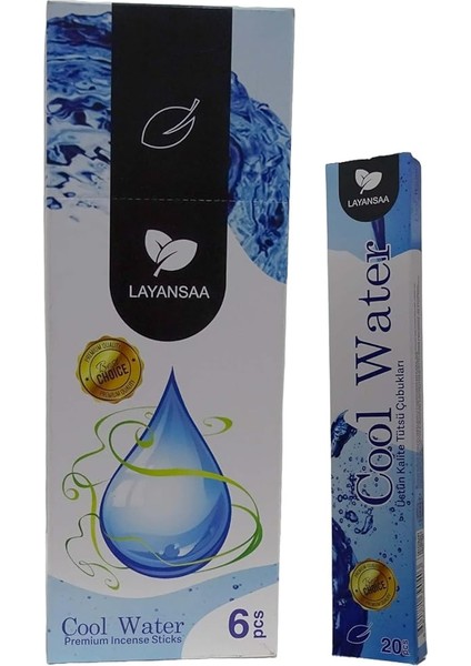 Cool Water (Serin Su) Kokusu Özel Aroma Kokusu Agarbatti Arınma 20 Adet 1 Paket Çubuk Tütsü modelleri