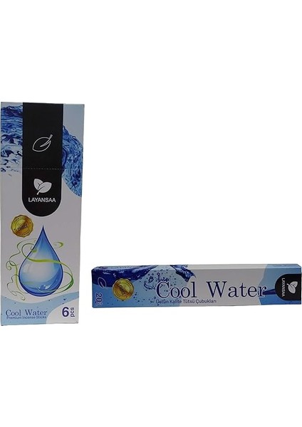 Cool Water (Serin Su) Kokusu Özel Aroma Kokusu Agarbatti Arınma 20 Adet 1 Paket Çubuk Tütsü indirimleri