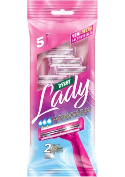 Lady 2 Bıçaklı 5'li Poşet