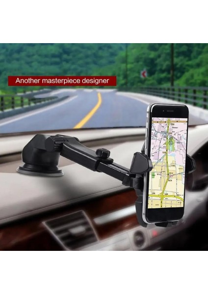 Araç Için Telefon Tutucu, 360 Derece Dönebilen, Tüm Telefonlara Uyumludur, Suv, Tır, Kamyonet, Pick Up, Panelvan Için Uzun Teleskopik Tutucu fiyatları