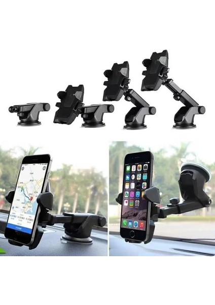 Araç Için Telefon Tutucu, 360 Derece Dönebilen, Tüm Telefonlara Uyumludur, Suv, Tır, Kamyonet, Pick Up, Panelvan Için Uzun Teleskopik Tutucu modelleri
